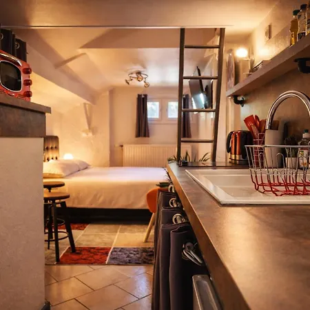 Apartament Atypique Climatise, Lit Queen Size, Netflix, Parking, 500m Centre Albertville